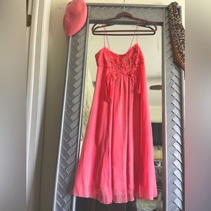 Pink Dress with Detail